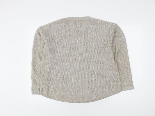 Fat Face Women's Grey Pullover Jumper Size 12