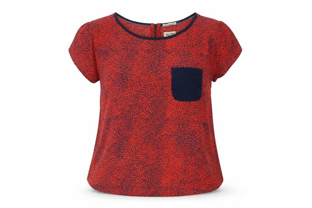 Hilfiger Denim Women's Red Animal Print T-Shirt