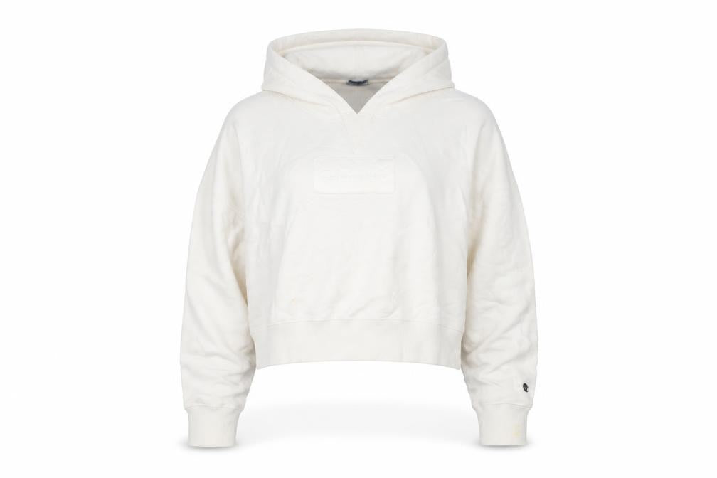 Unisex Adults UK M Regular Champion White Pullover Hoodie