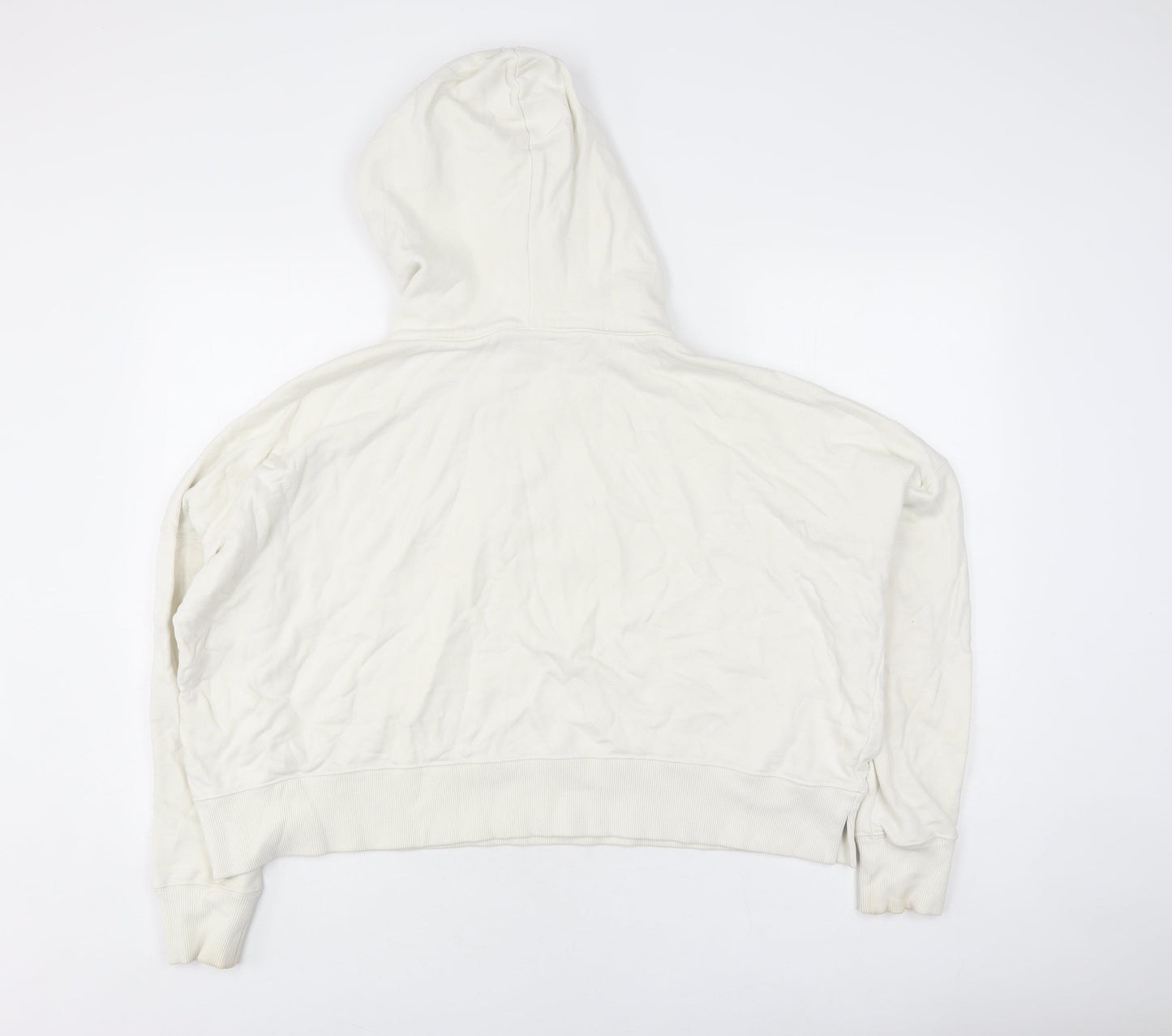 Champion Unisex White Pullover Hoodie Medium