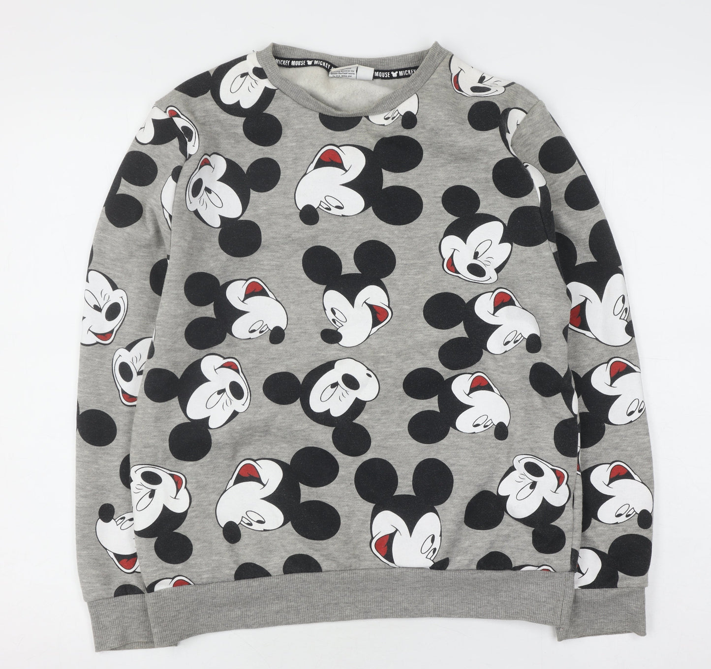 Disney Unisex Grey Mickey Mouse Sweatshirt S