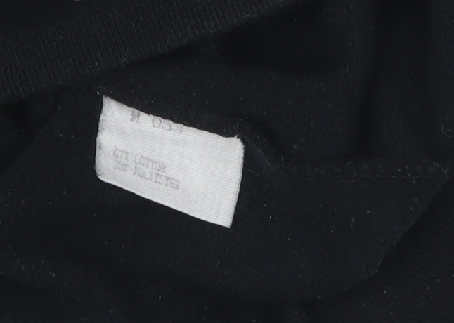 Damart Unisex Black Pullover Sweatshirt L Classic