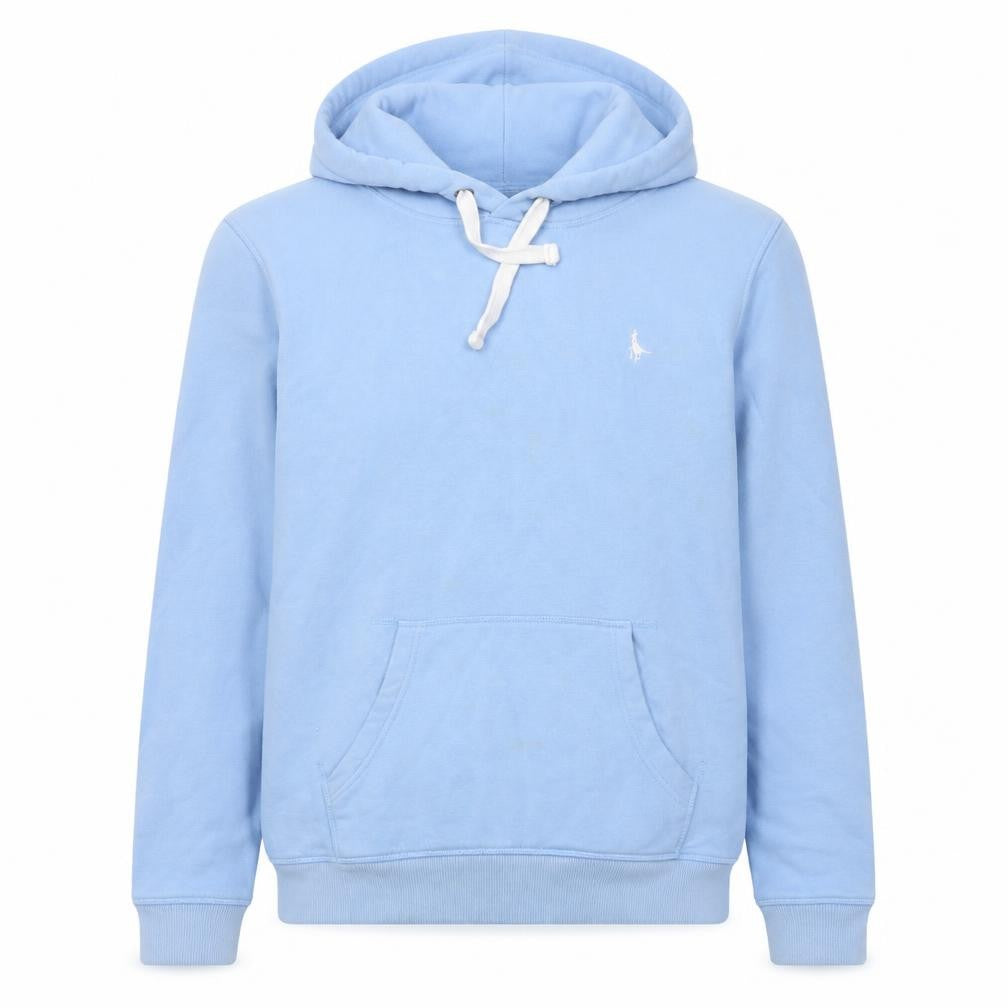 Womens UK 12 Regular Jack Wills Blue Pullover Hoodie