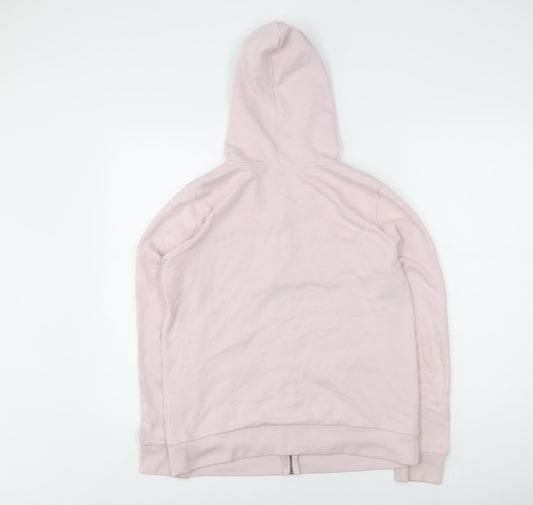 Gap Women's Pink Full Zip Hoodie, Size S, Casual Comfort