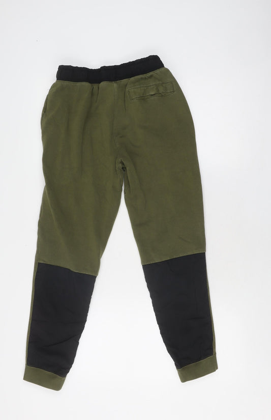 Nike Teens Green Jogger Trousers L with Pockets