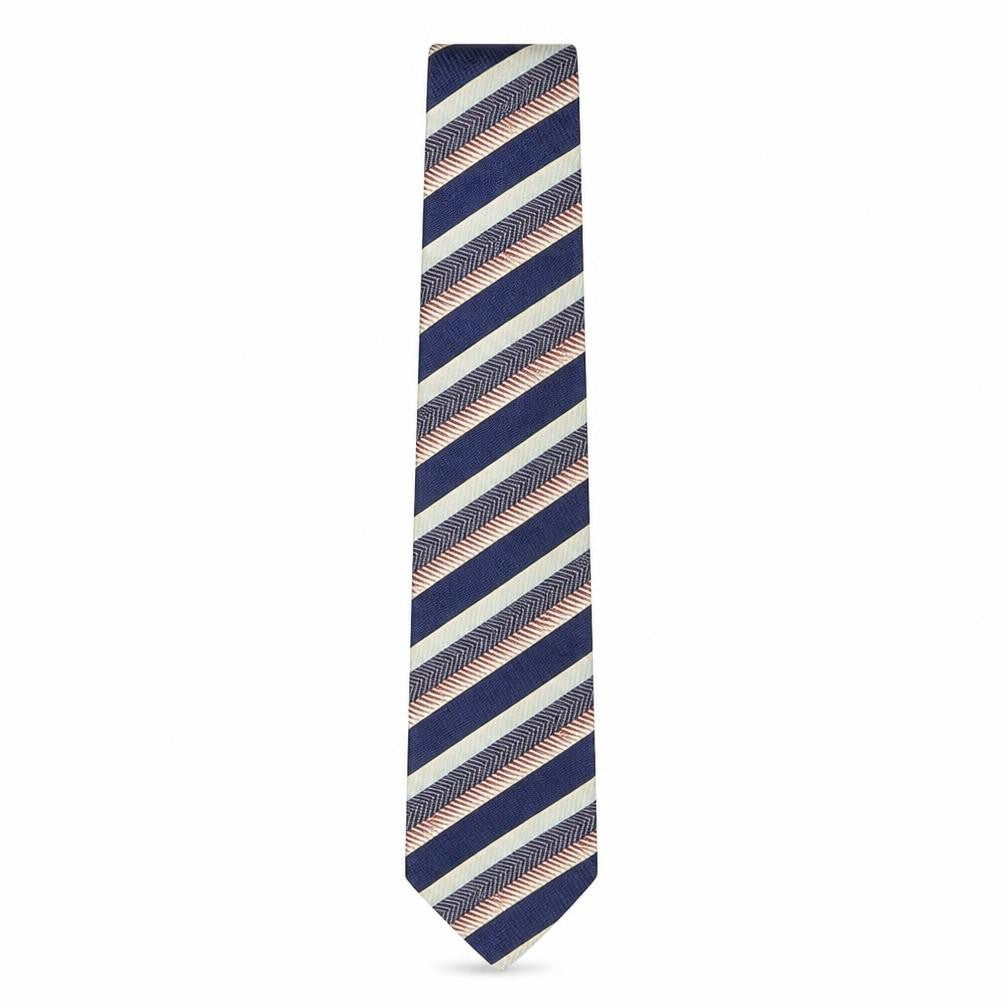 Austin Reed Men's Blue Striped Silk Tie One Size