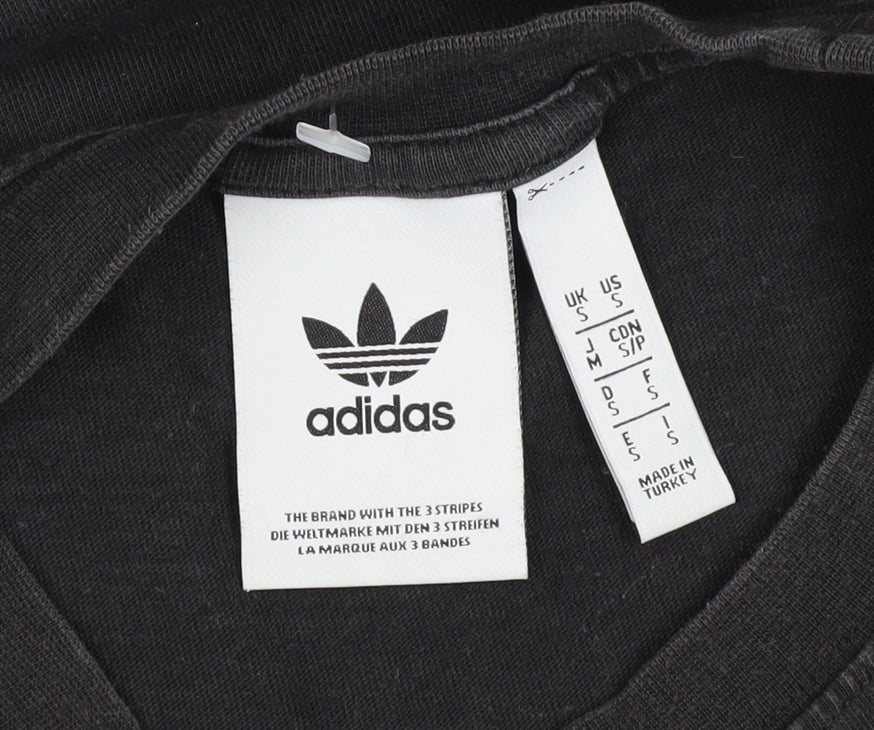 Adidas Unisex Black Basic T-Shirt, Size S