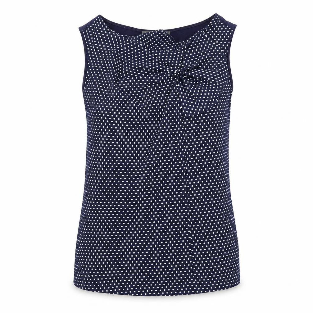 Womens UK Size 8 Laura Ashley Blue Viscose Blend Blouse