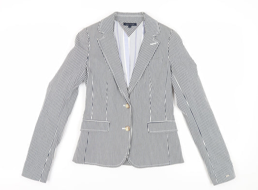 Tommy Hilfiger Women's Striped Suit Jacket Size 2
