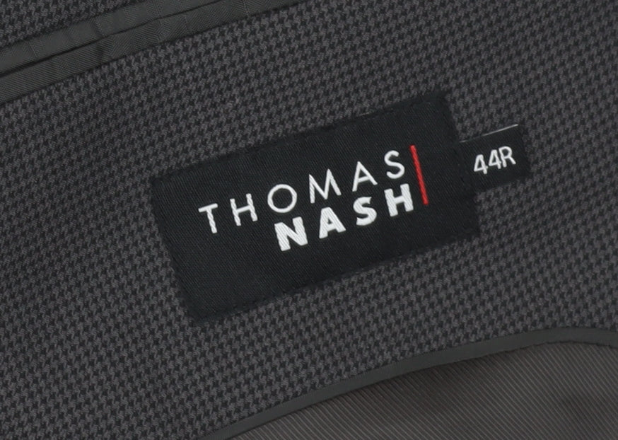 Thomas Nash Men's Grey Blazer 44R Classic Formal