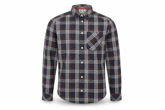 Adidas Men's Multicoloured XS Plaid Long Sleeve Shirt