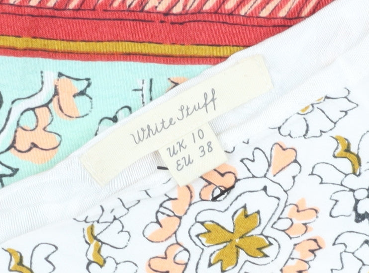 White Stuff Women's Multicoloured Shift Dress, Size 10