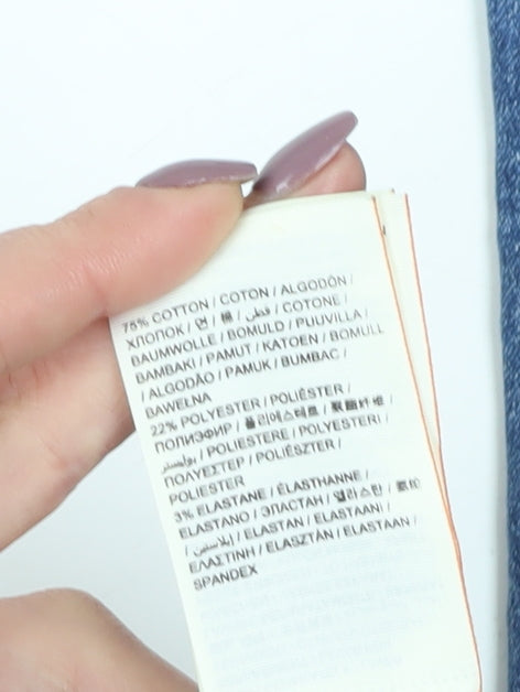 SuperDry Women's Blue Jegging Slim Fit Jeans Size L