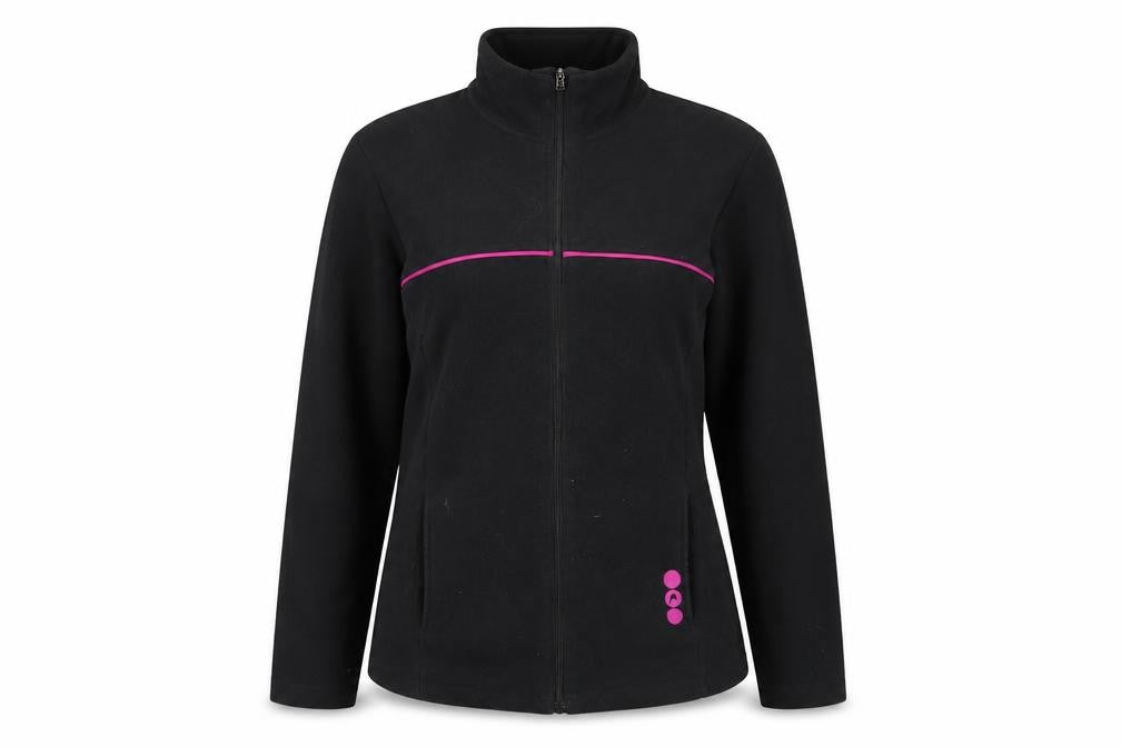 Head Women's Black Fitness Jacket Size 10 Full Zip