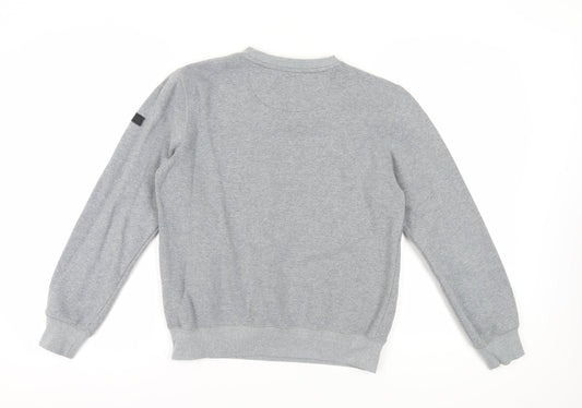 Firetrap Men's Grey Sweatshirt S Pullover Crew Neck