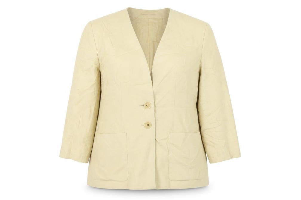 Jaeger Beige Women’s Wool Blazer Size 16