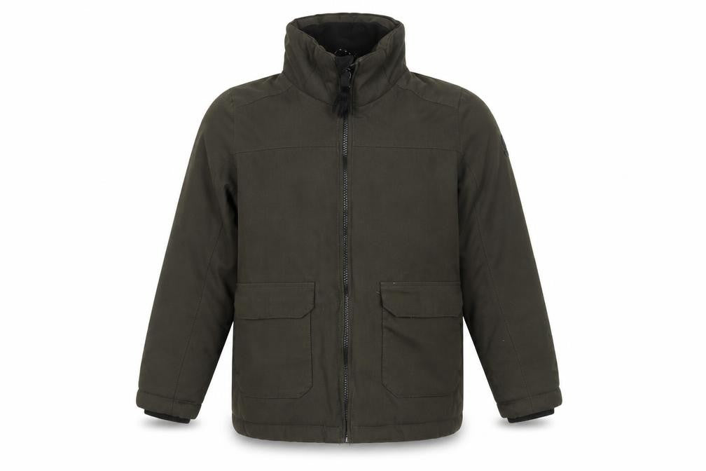 TOG24 Boys Green Basic Jacket - Size 24, Lined & Zip Closure