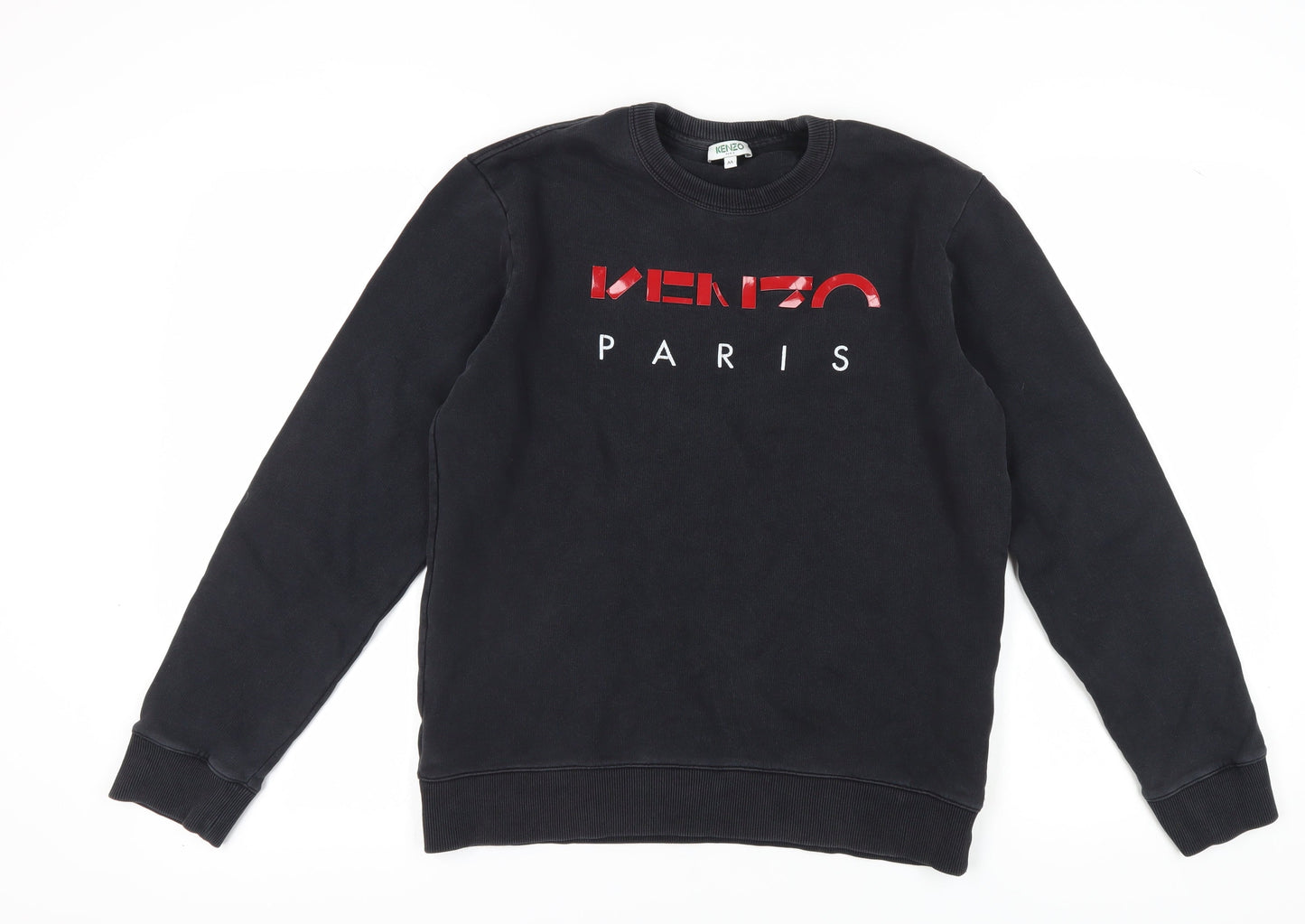 Kenzo Men's Black Pullover Sweatshirt Size M