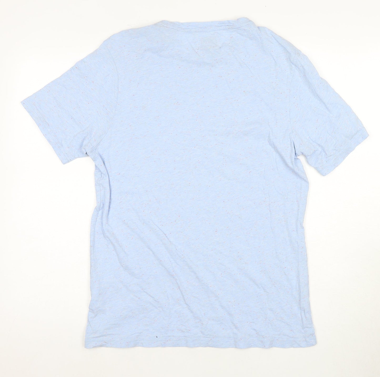 Farah Men's Blue XS Cotton Crew Neck T-Shirt
