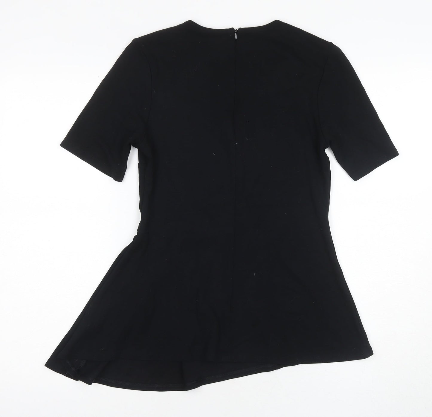Marks & Spencer Women's Black Short Sleeve Top UK 8