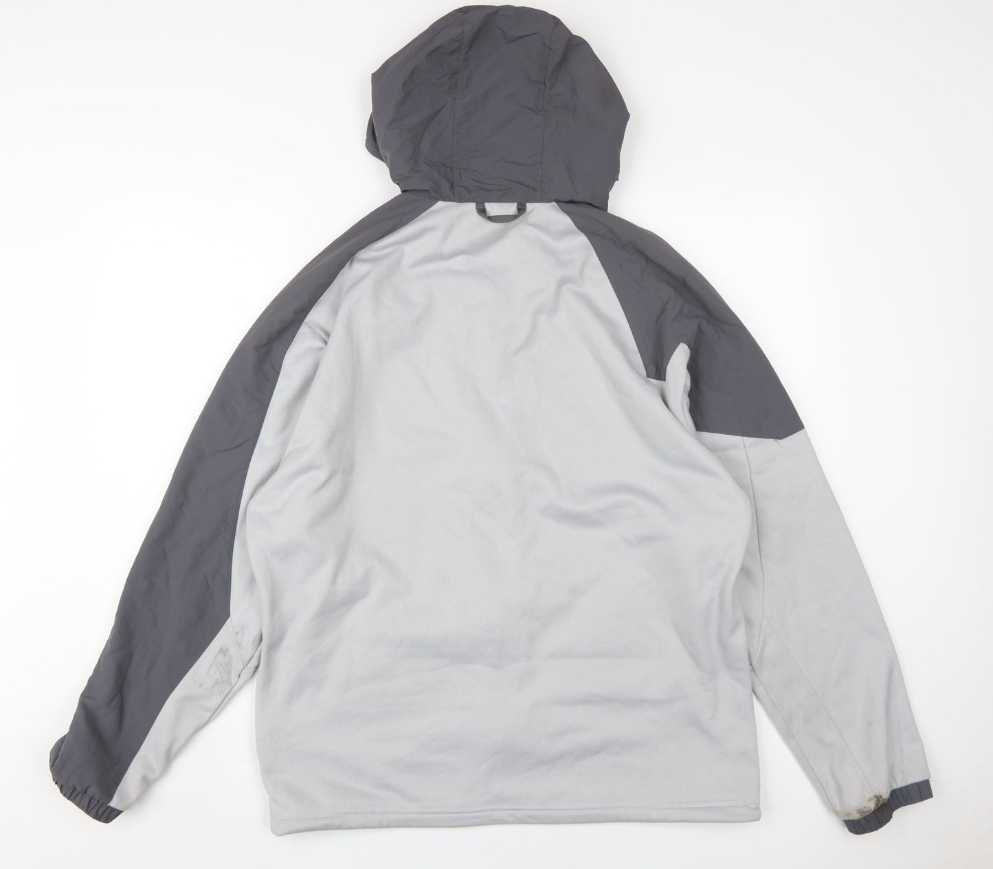 Adidas Men's Grey Windbreaker Jacket M Casual
