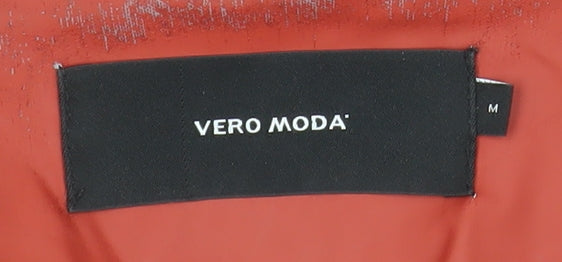 Vero Moda Women's Red Parka Jacket M - Casual Outdoor Wear