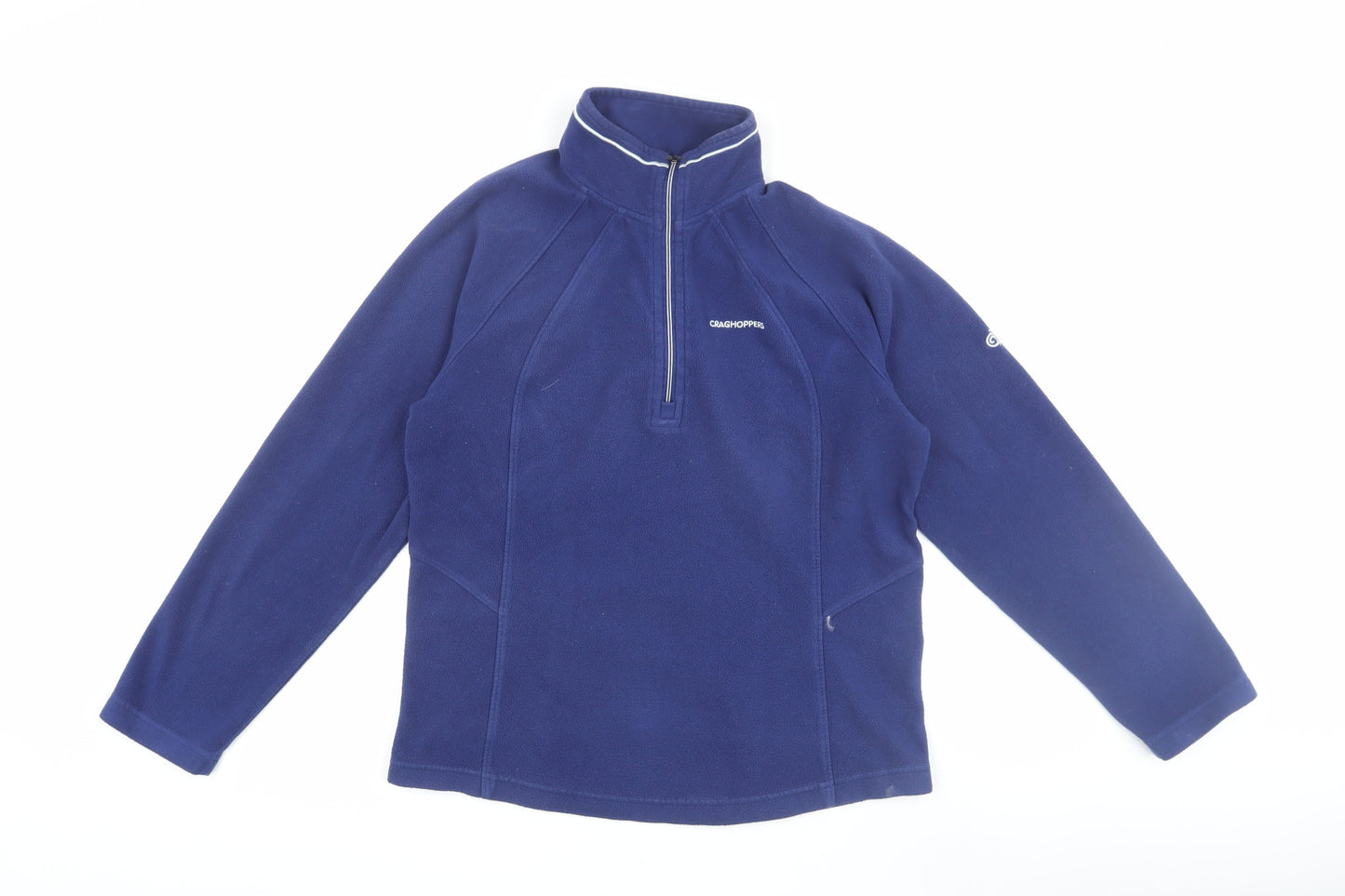 Craghoppers Women's Blue Henley Sweatshirt Size 10