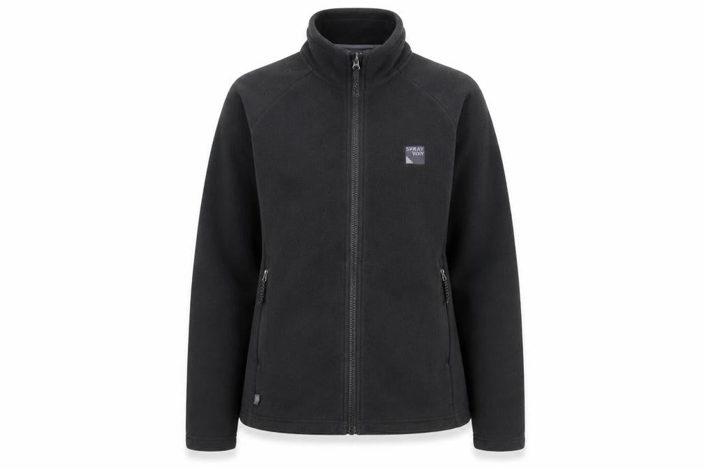 Womens UK Size 14 Regular Sprayway Black Polyester Jacket
