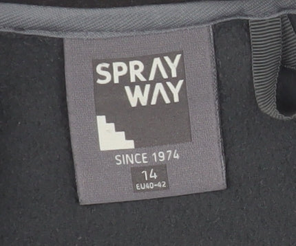 Sprayway Women's Black Fleece Jacket Size 14