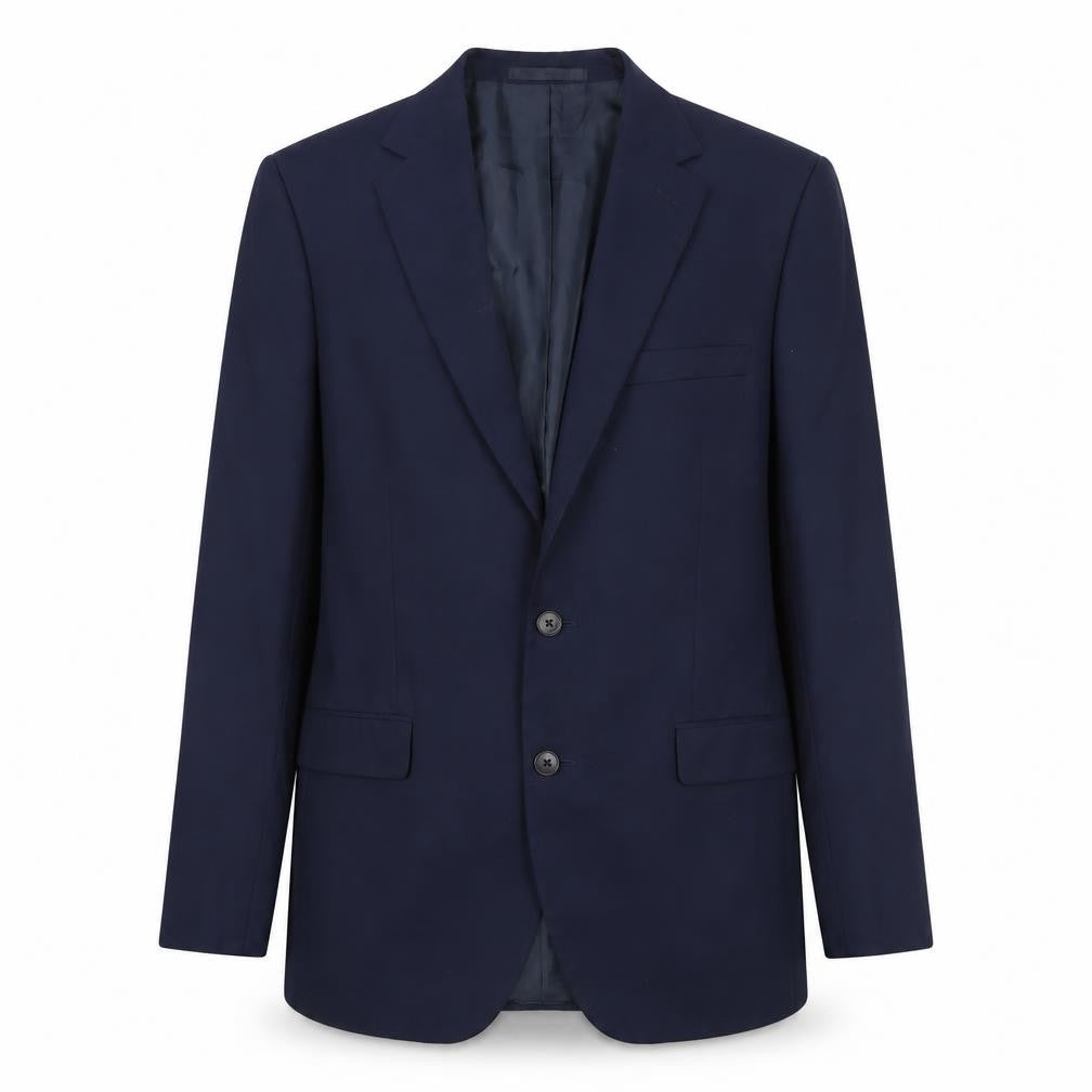 Mens 40 Chest Regular Moss Blue Two-Button Blazer