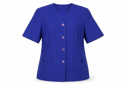 Womens UK Size 12 Regular Alexon Blue Polyester Blend Blazer