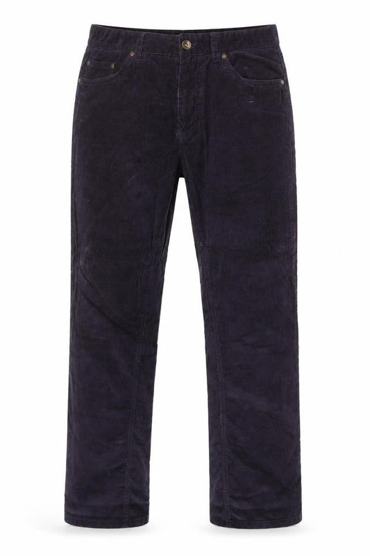 Austin Reed Men's Black Corduroy Trousers, Size 32