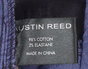 Austin Reed Men's Black Corduroy Trousers, Size 32