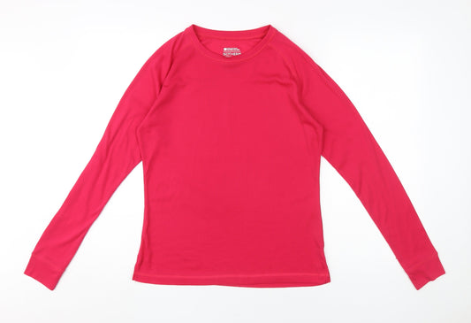 Mountain Warehouse Womens Red Long Sleeve T-Shirt Size 12