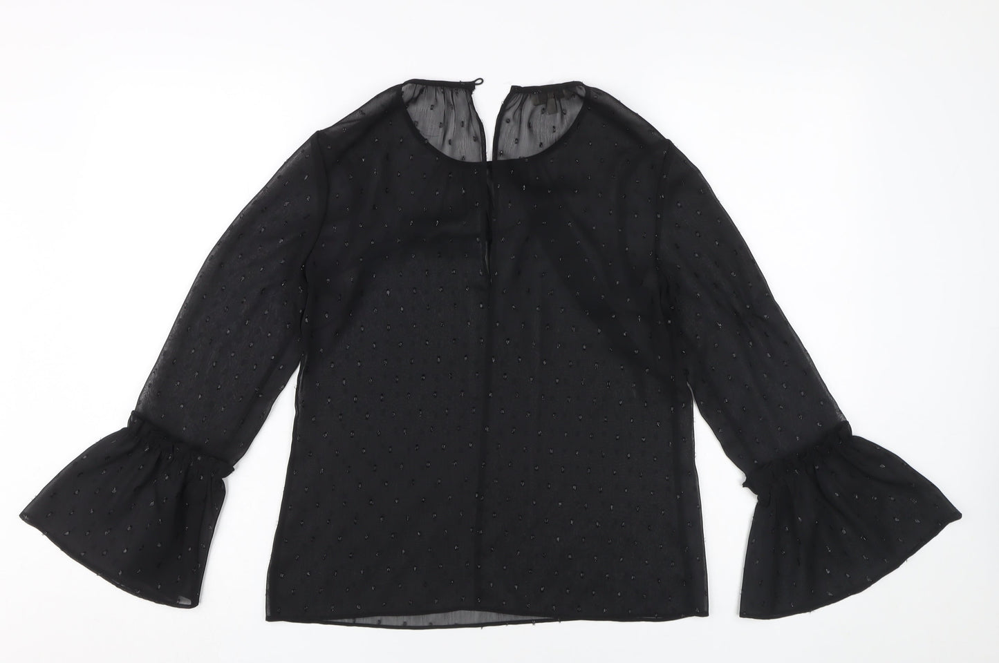 Hobbs Women's Black Tunic Blouse, Size S