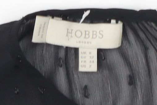 Hobbs Women's Black Tunic Blouse, Size S