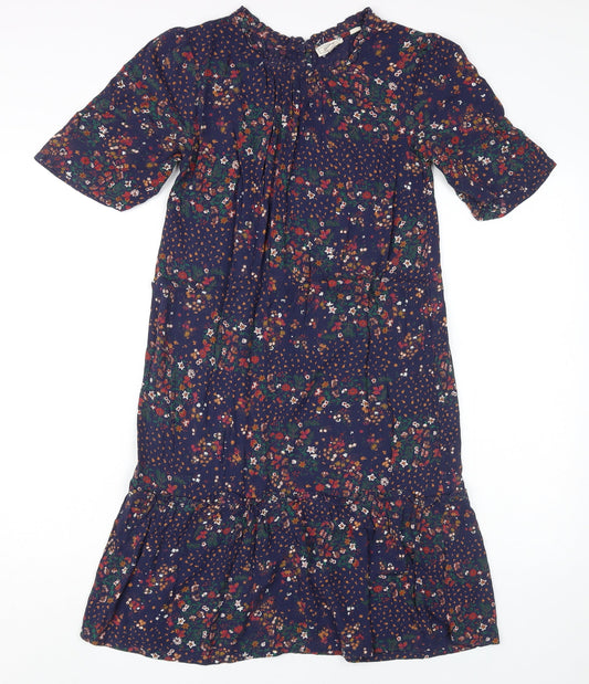 Fat Face Women's Multicoloured Floral Dress UK 6