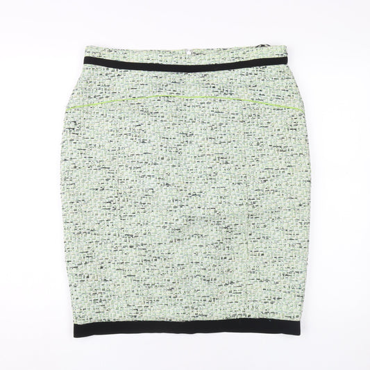 Whistles Women's Multicoloured Pencil Skirt Size 16