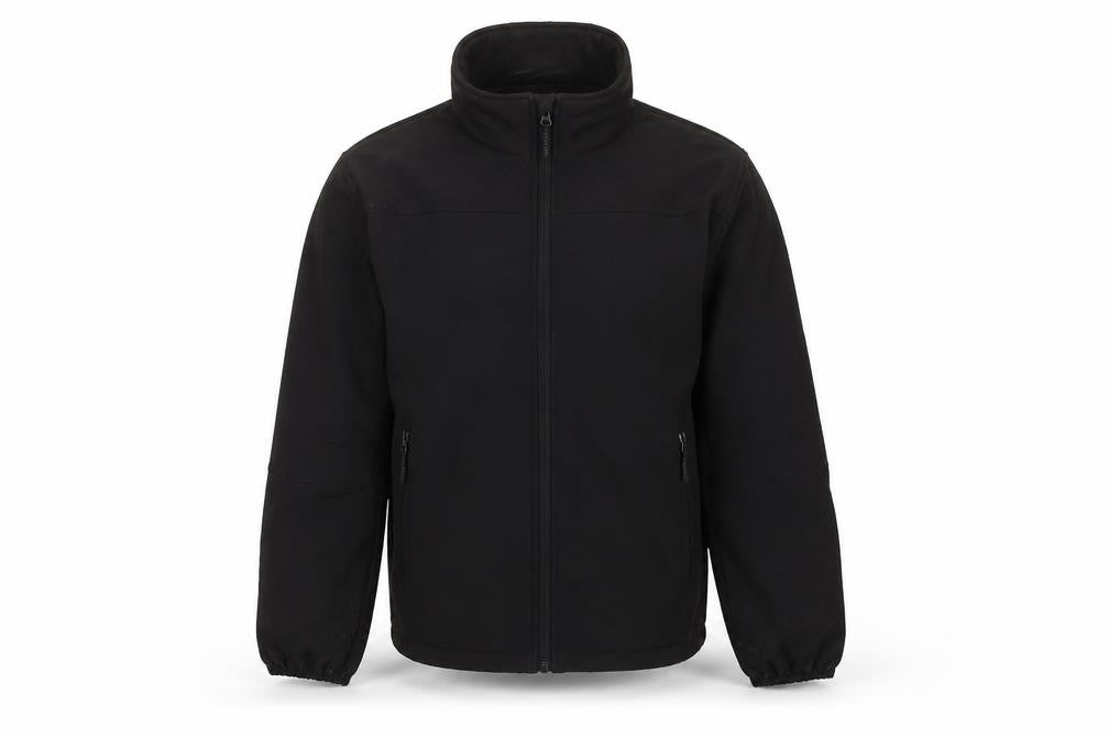 BOY-COT Men's Black Soft Shell Jacket S Regular Fit