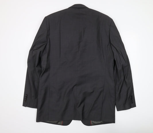 Austin Reed Men's Grey Wool Blazer 44L