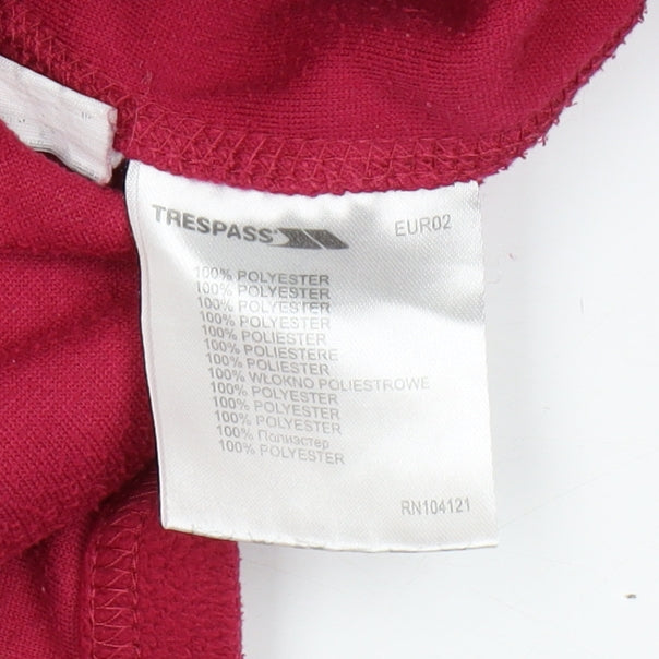 Trespass Women's Red Fleece Jacket XL - Casual Outdoor Wear