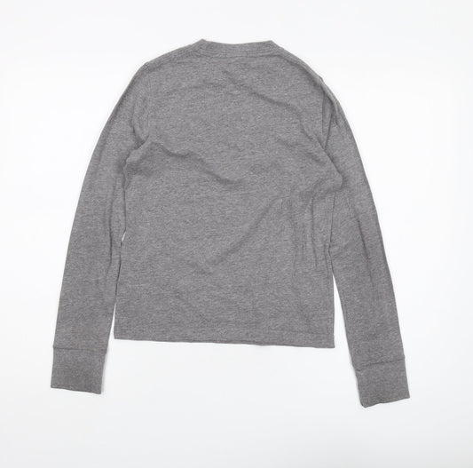 Abercrombie Boys Grey M Long Sleeve T-Shirt