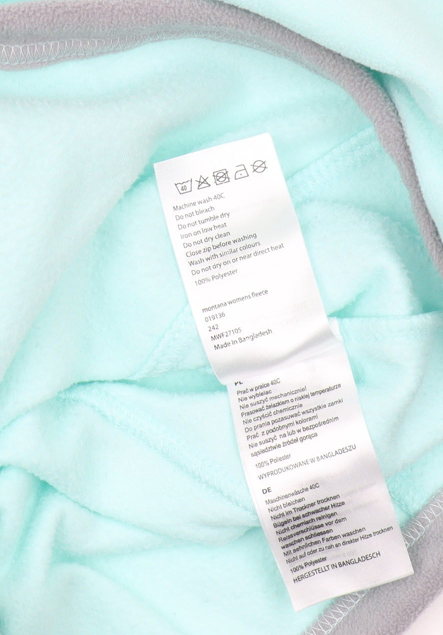 Mountain Warehouse Women's Blue Fleece Pullover Size 8