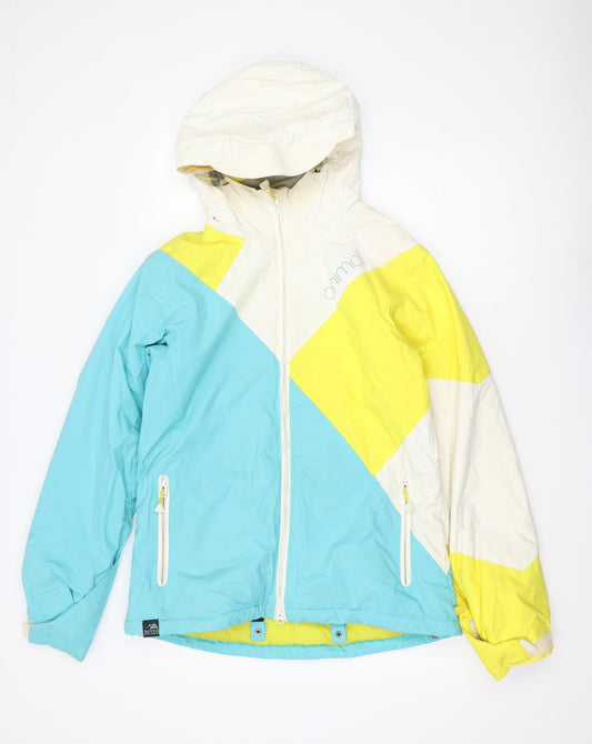 Animal Women's Multicoloured Ski Jacket Size 12