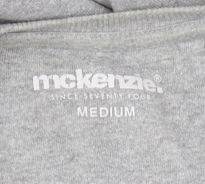 McKenzie Men's Grey Pullover Sweatshirt, Medium
