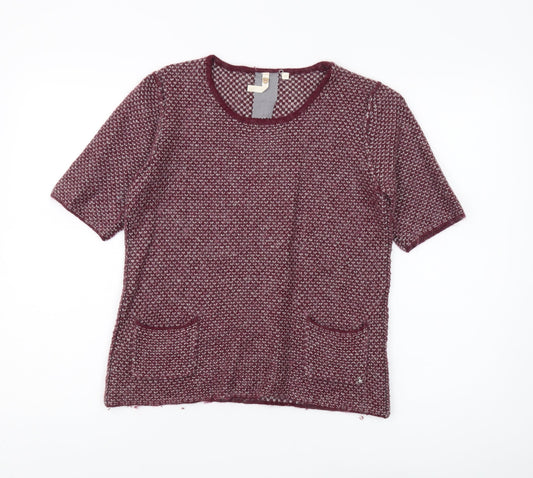 White Stuff Women's Red Pullover Jumper Size 10