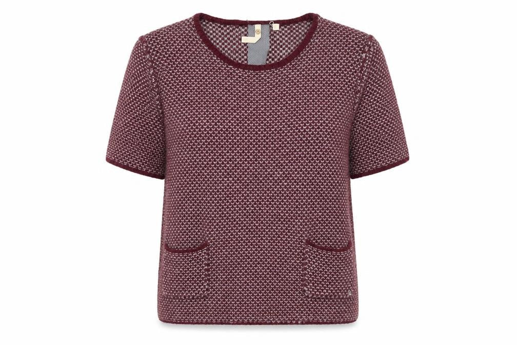 Womens UK 10  White Stuff Red Pullover Open-Knit