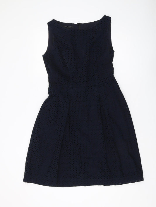 Laura Ashley Women's Black Fit & Flare Dress, Size 12