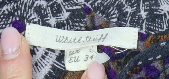 Womens UK Size 6 White Stuff Multicoloured Cotton Blouse