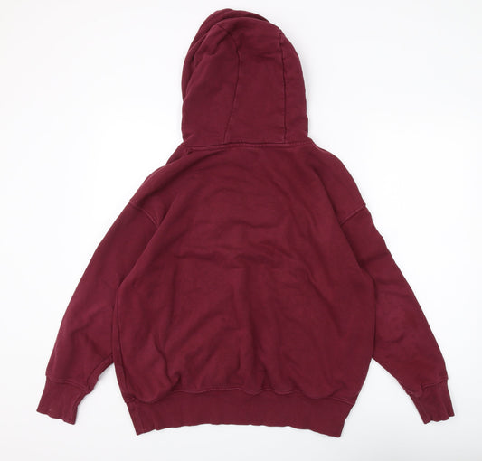 Nike Men's Red XS Pullover Hoodie Logo Graphic